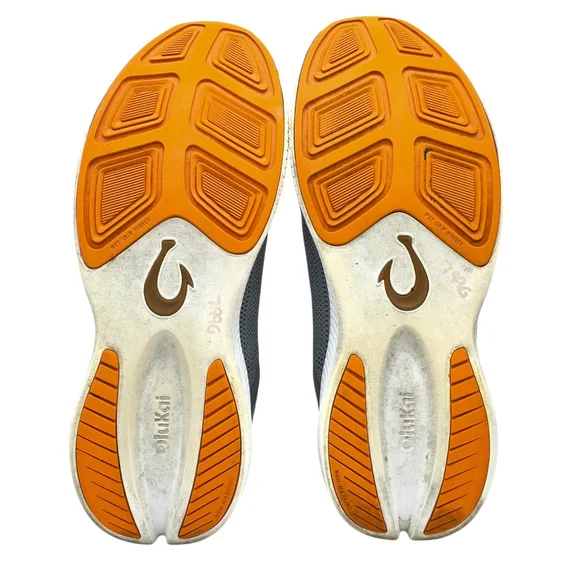 OluKai Island Hopper Sneakers Mens 11.5 Gray Knit Travel Comfort Shoes - Picture 8 of 8